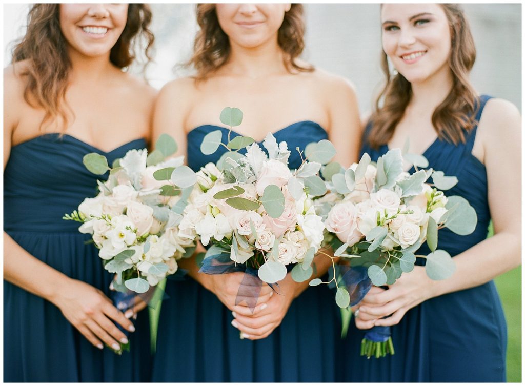 organic bridesmaids bouquets
