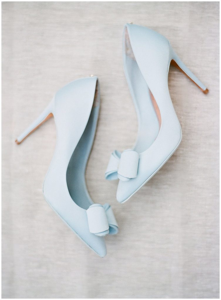 Ted Baker Blue Heels for wedding || The Ganeys