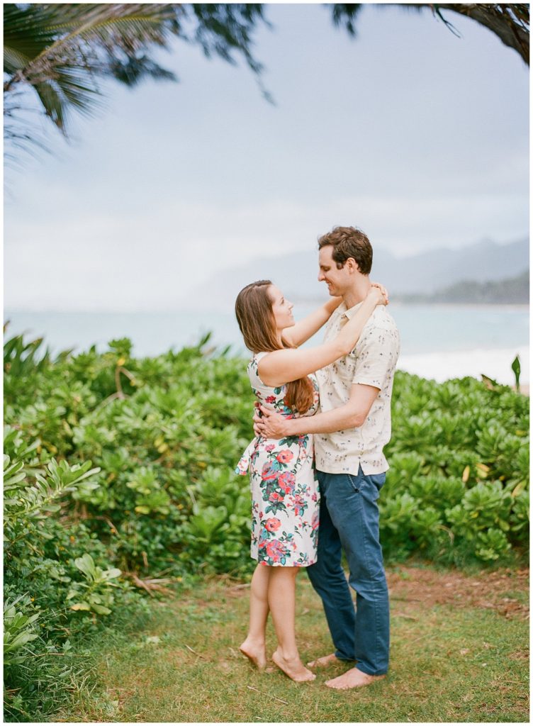 Pounder's Beach Oahu Engagement Photos || The Ganeys