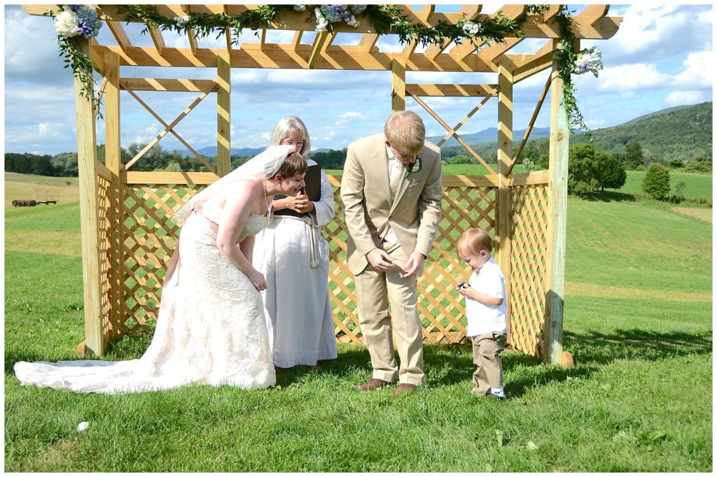 Vermont farm wedding