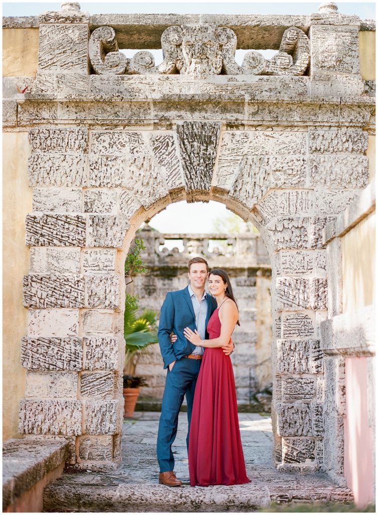 Engagement photos at Vizcaya Gardens || The Ganeys