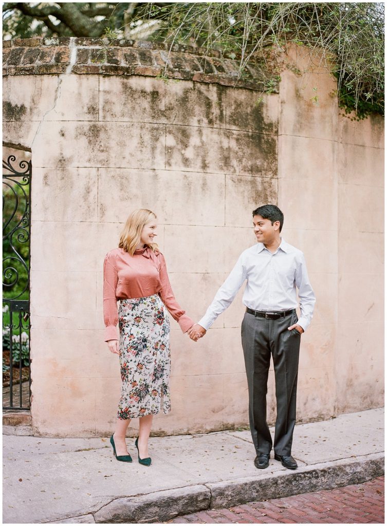Downtown Charleston Engagement Session || The Ganeys