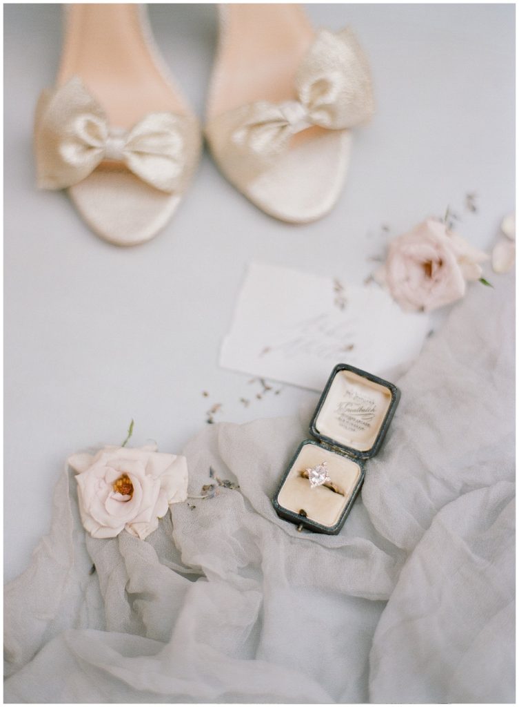 Fine art bridal details styled by East Made Event Company || The Ganeys