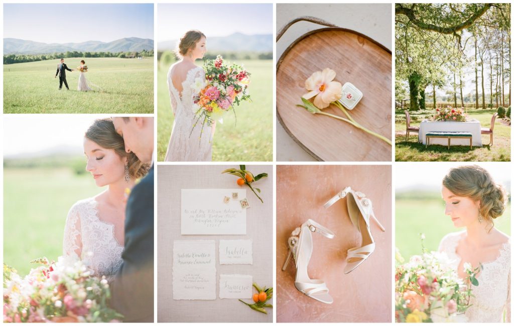 Colorful spring wedding inspiration || The Ganeys