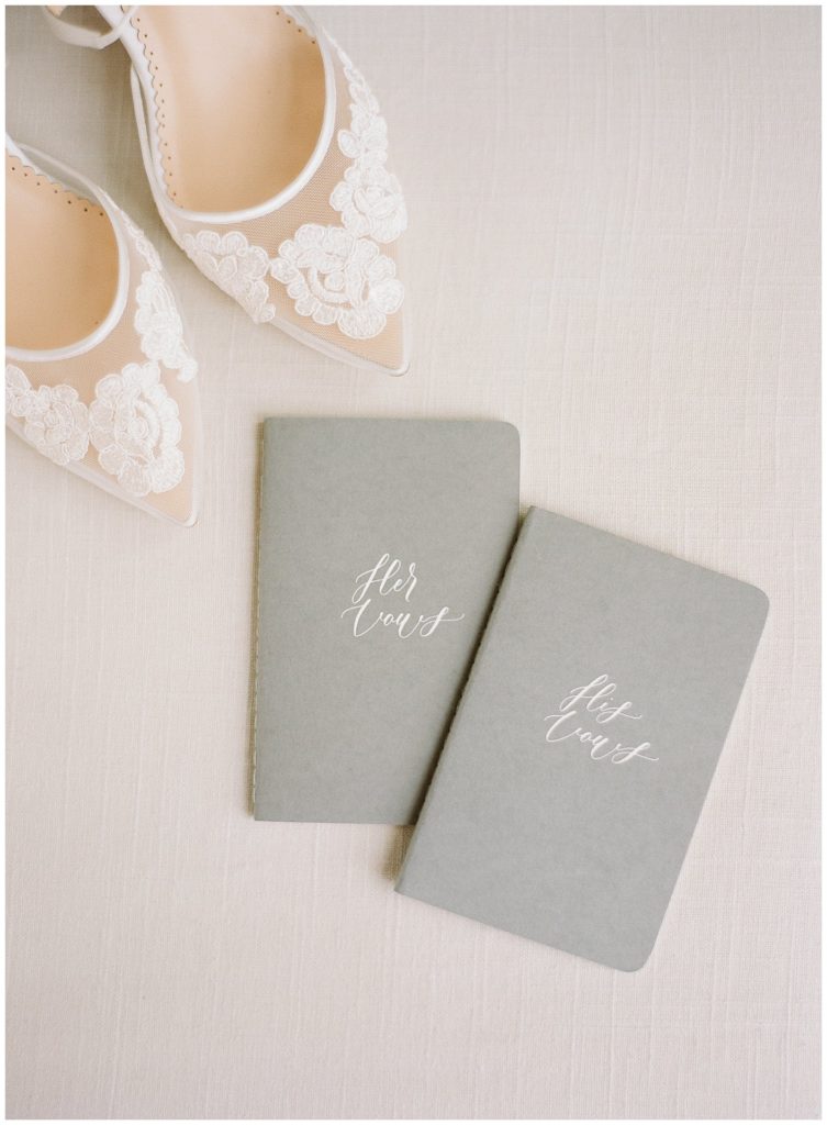 Vow Noteboooks by Custom Crafted Calligraphy || The Ganeys