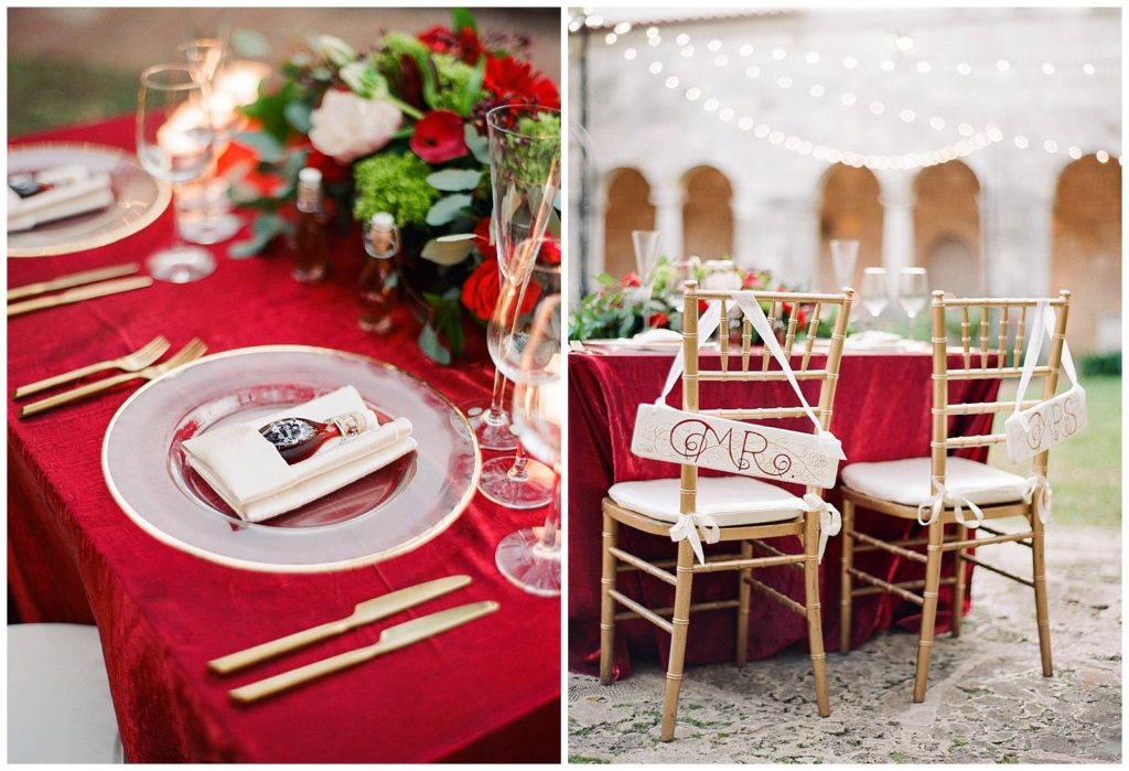 Red Christmas Wedding in Miami