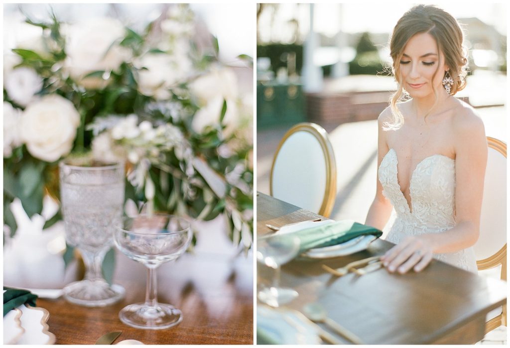 Emerald and gold wedding inspiration at Cypress Grove Estate House, Plan It Events