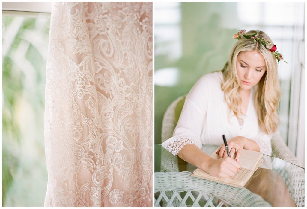 writing a letter to your future husband on your wedding day