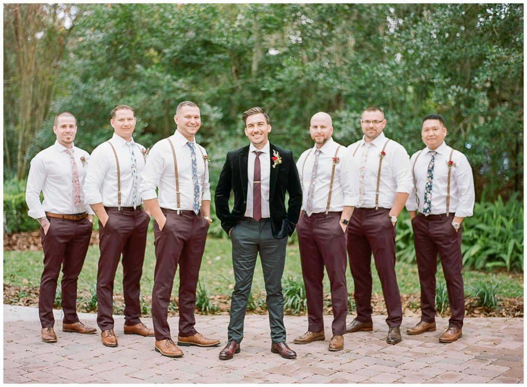 maroon pants for groomsmen
