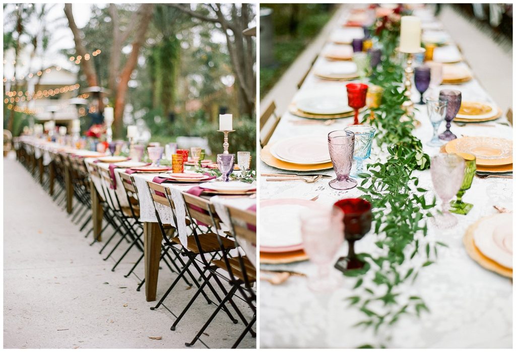 family style farm table wedding ideas