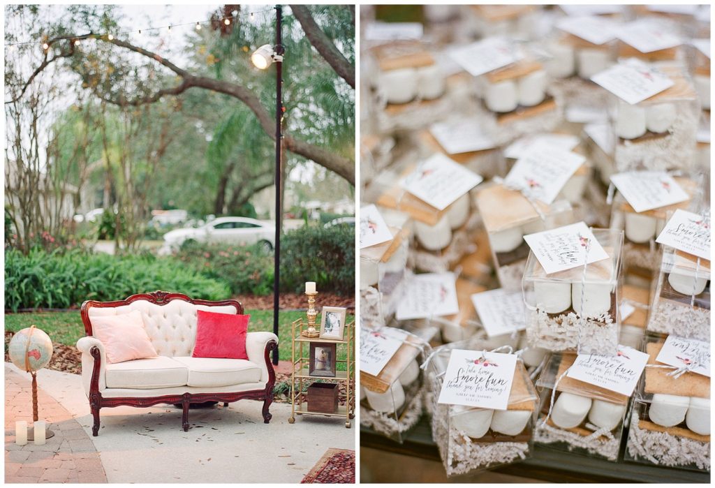 s'mores favors at wedding