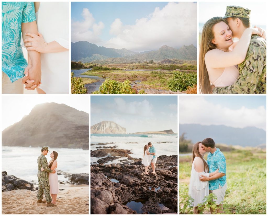 Oahu Engagement Session on Bellow Beach || The Ganeys