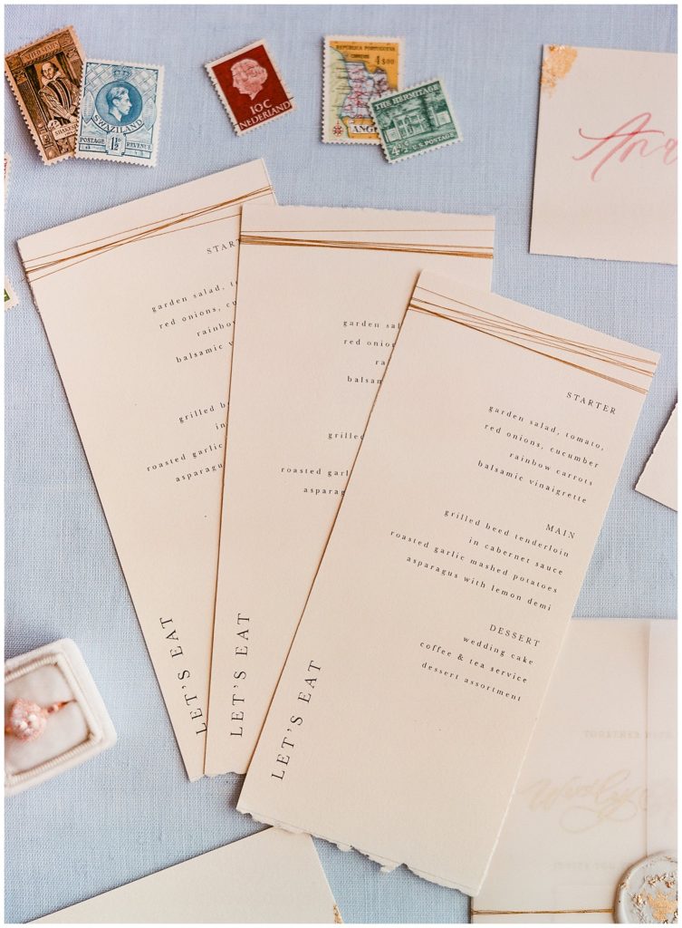 Custom paper goods from Andi Meija || The Ganeys