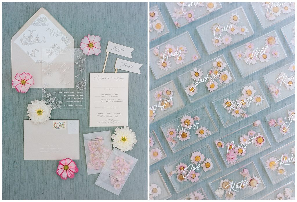 how to photograph a wedding invitation