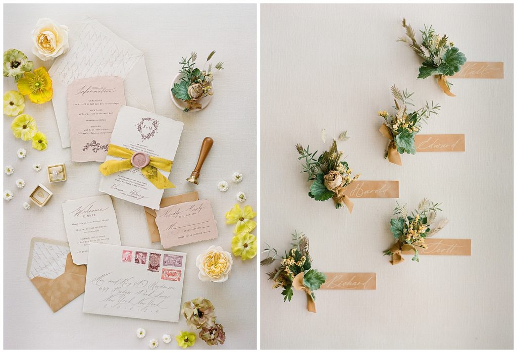 how to style a wedding invitation
