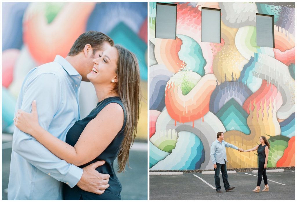 Colorful Engagement session in St. Petersburg