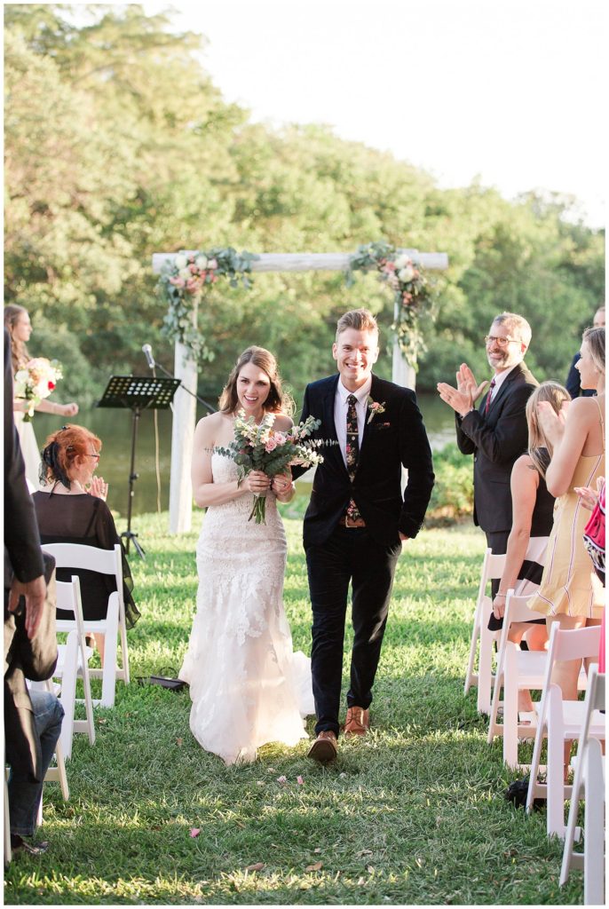 Backyard wedding coordinated by Warm Welcome Events Michelle Carvin || The Ganeys