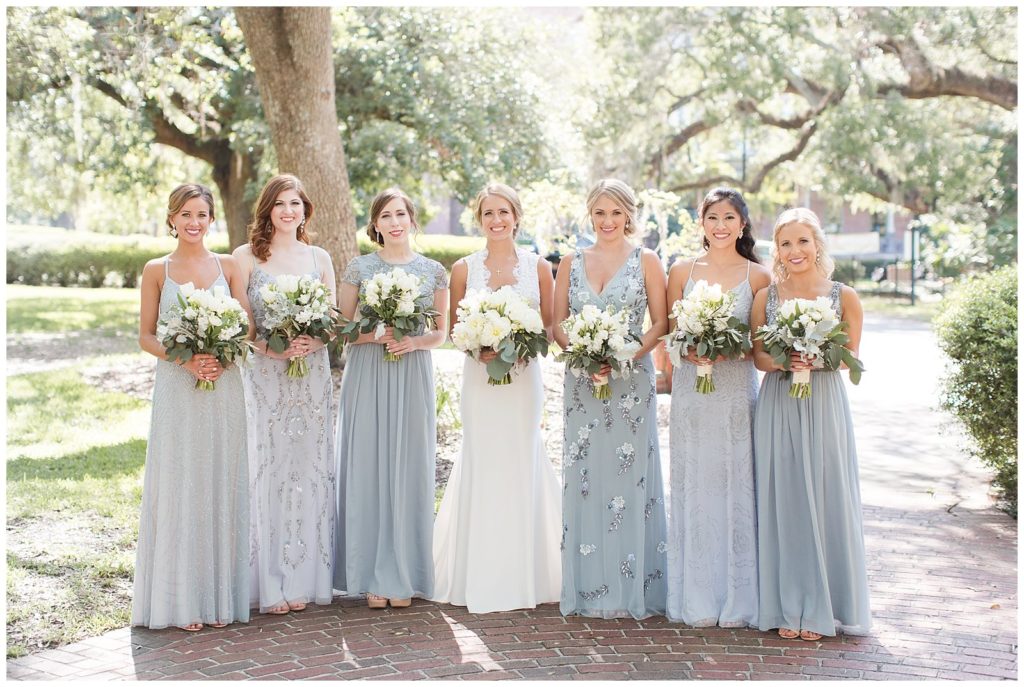 Dusty Blue Bridesmaids dresses 