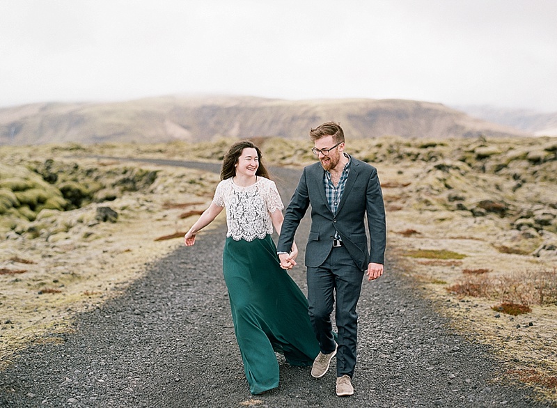 Iceland engagement photos