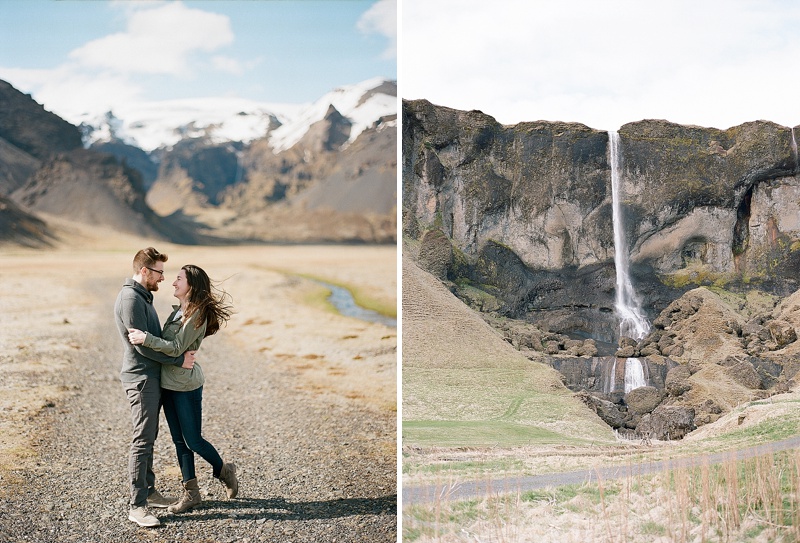 Engagement photos in Iceland