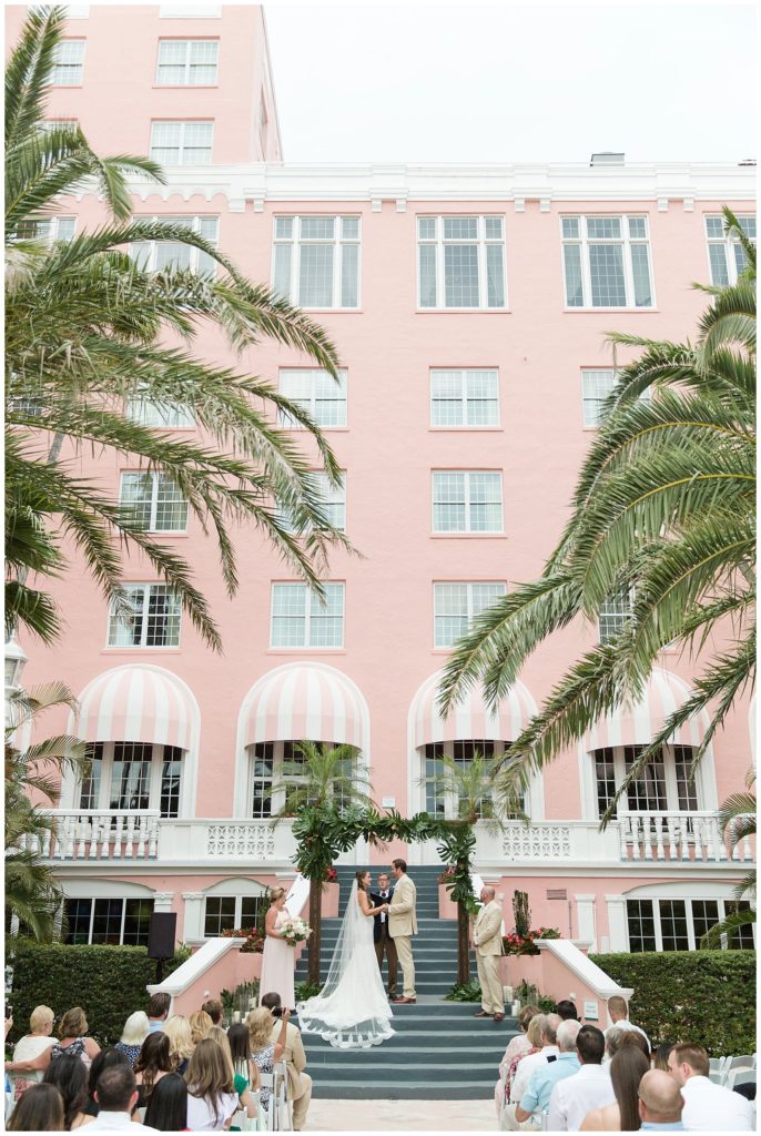 Don CeSar Wedding in the Courtyard || The Ganeys