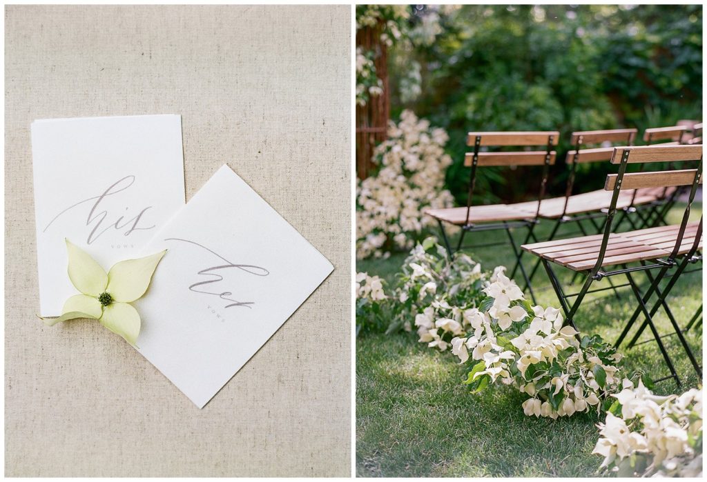 Seattle wedding in the summer with Gather Design Company