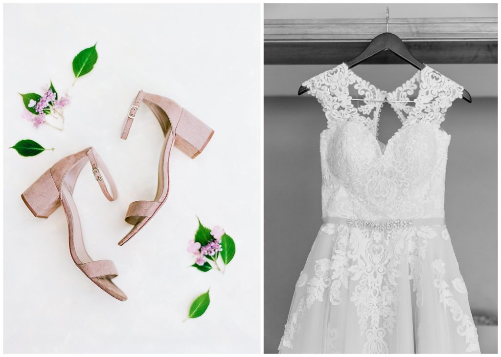 Miss Stella York Gown with Target A New Day wedding shoes