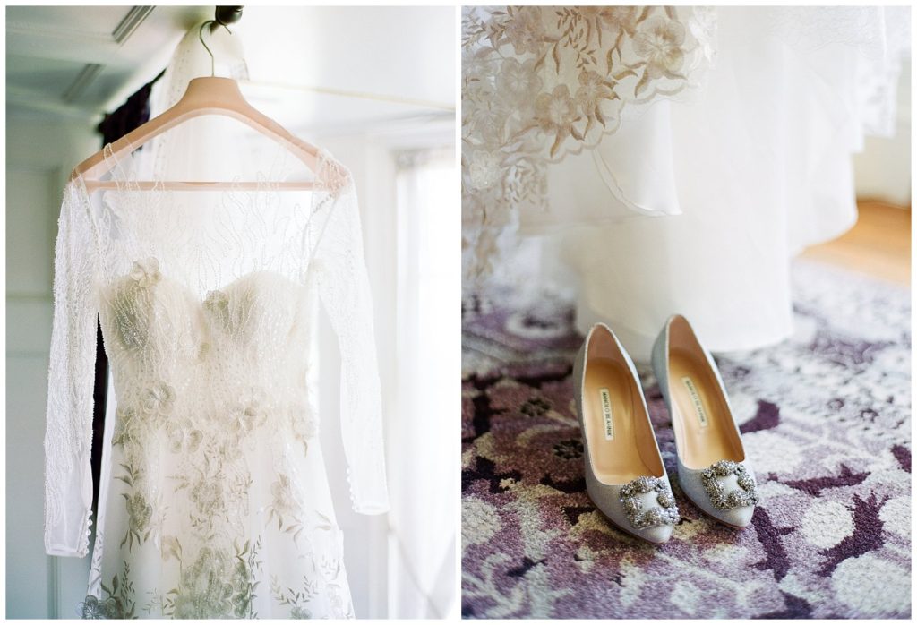 Lavender wedding heels