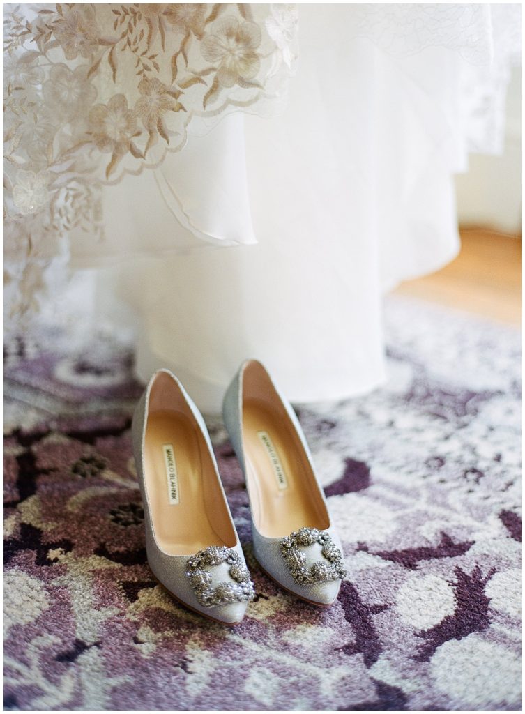 Lavender wedding heels || The Ganeys