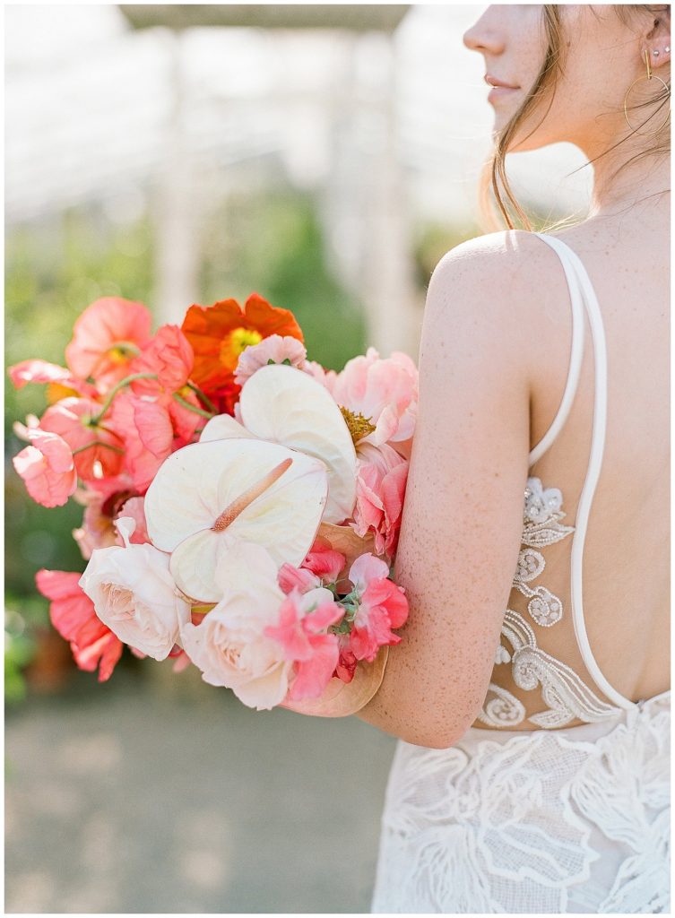 Gather Design Company Seattle Florist Wedding Bouquet for Greenhouse Wedding || The Ganeys