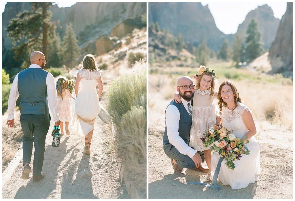 Vow renewal at Smith Rock State Park