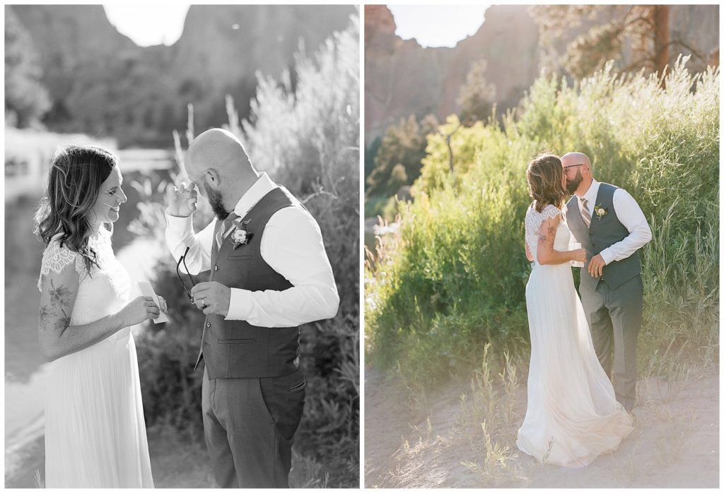 Oregon vow renewal at Smith Rock State Park