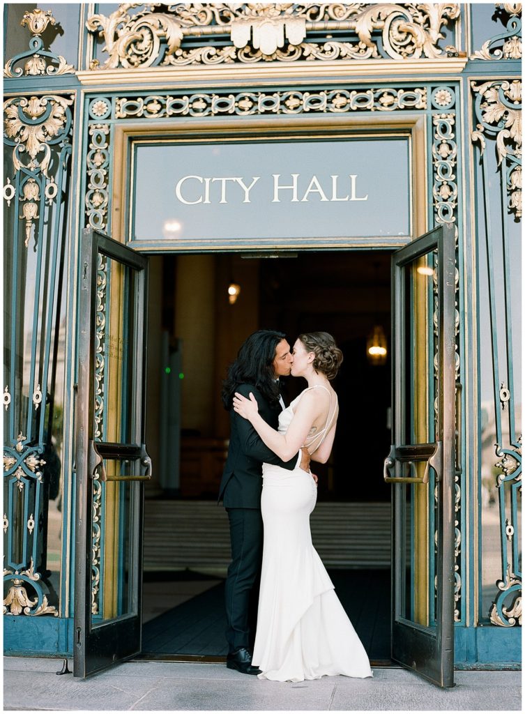 Elopement at City Hall in San Francisco || The Ganeys