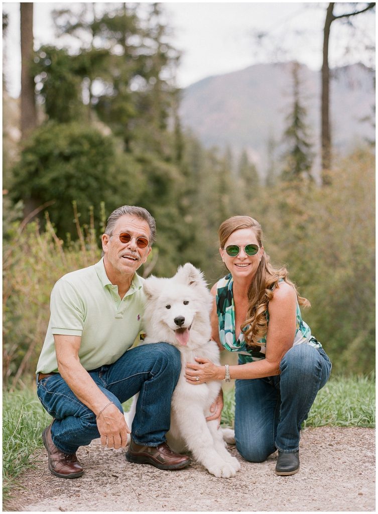Colorado Springs Engagement Session with white dog || The Ganeys