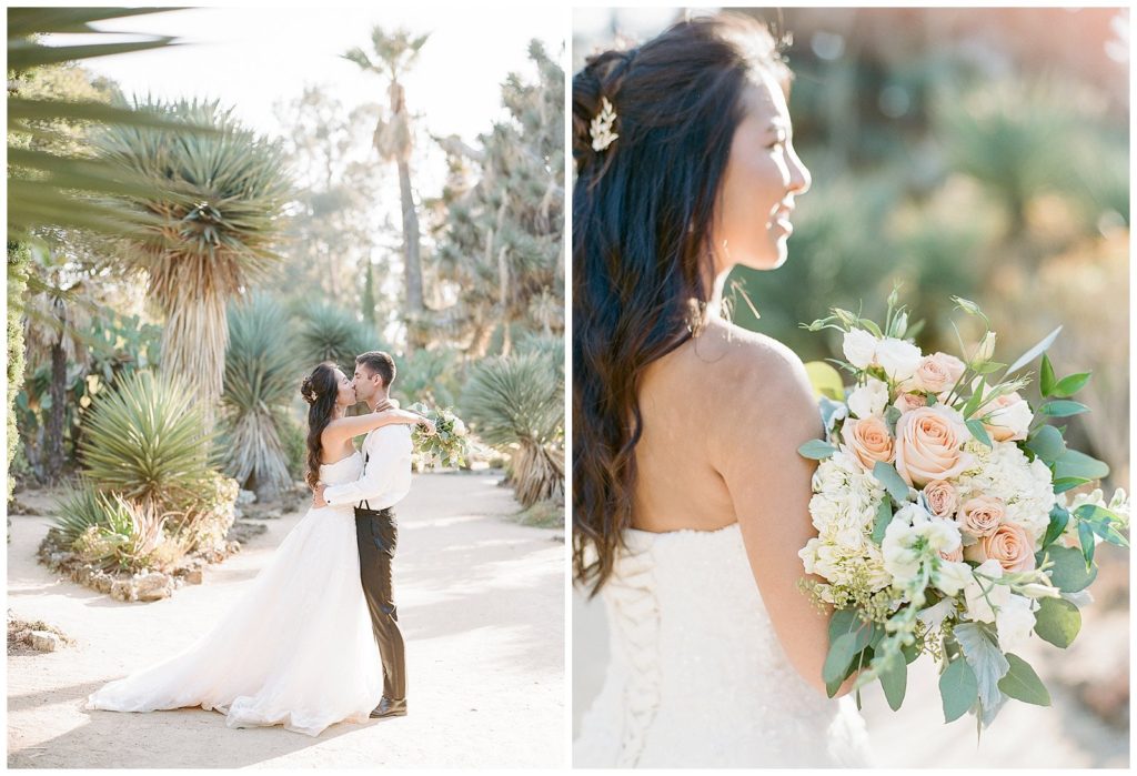 Desert wedding photos in California 