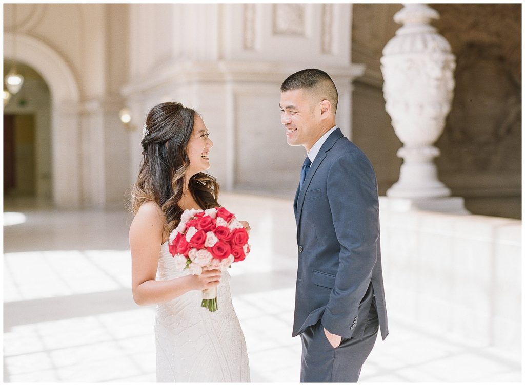 Wedding photos at San Francisco City Hall