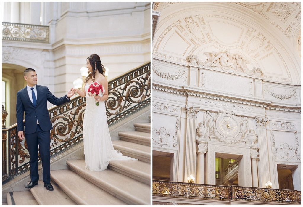 Wedding photos from SF City Hall