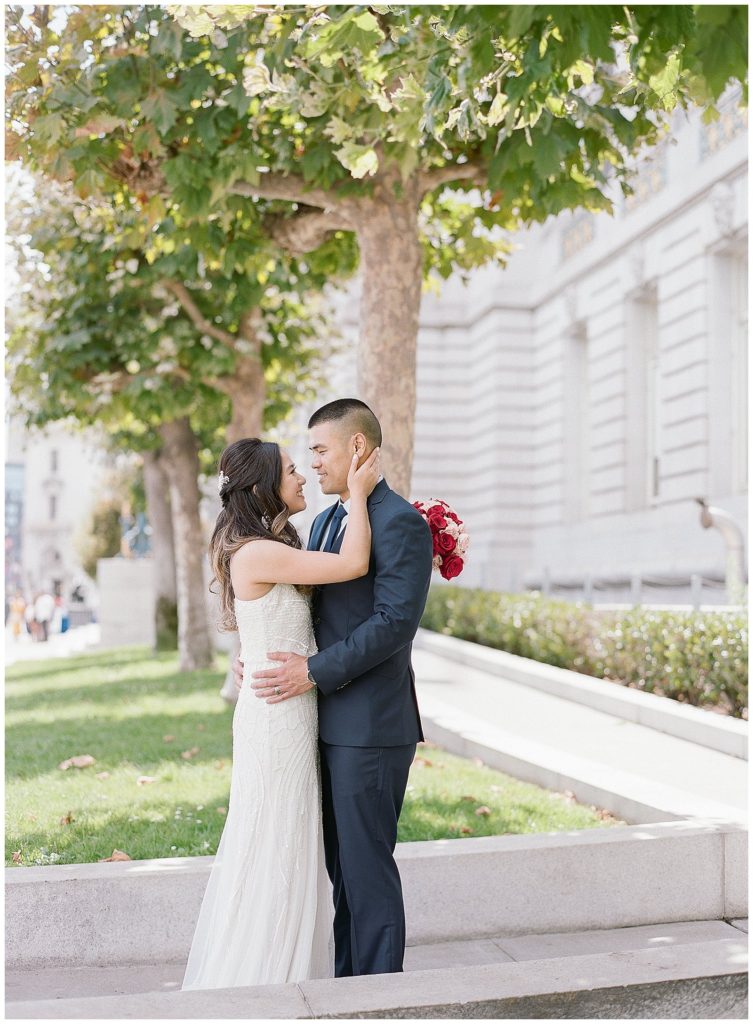 San Francisco City Hall Film wedding photos || The Ganeys