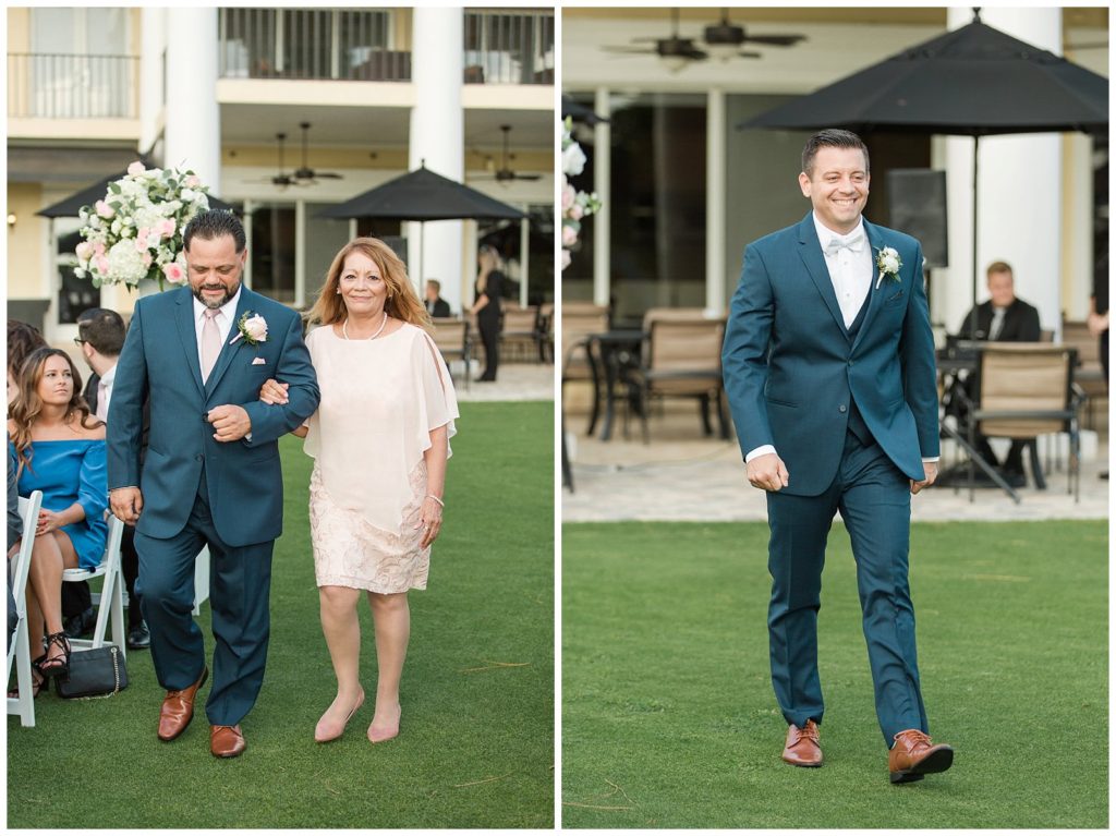 Wedding ceremony at Lake Nona Country Club