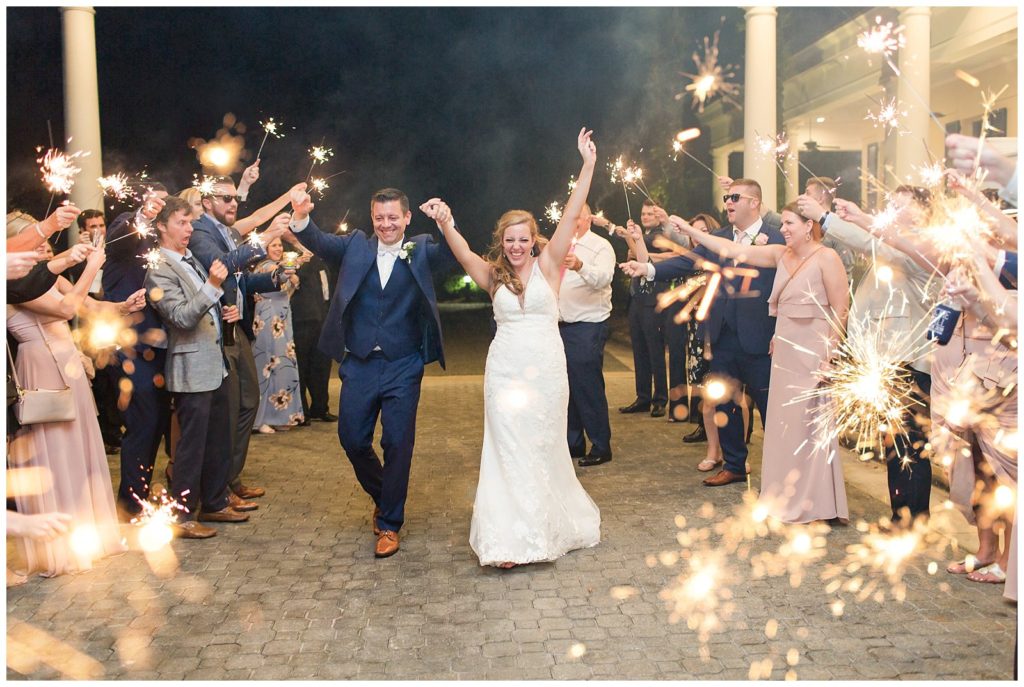 Sparkler exit at Lake Nona Country Club