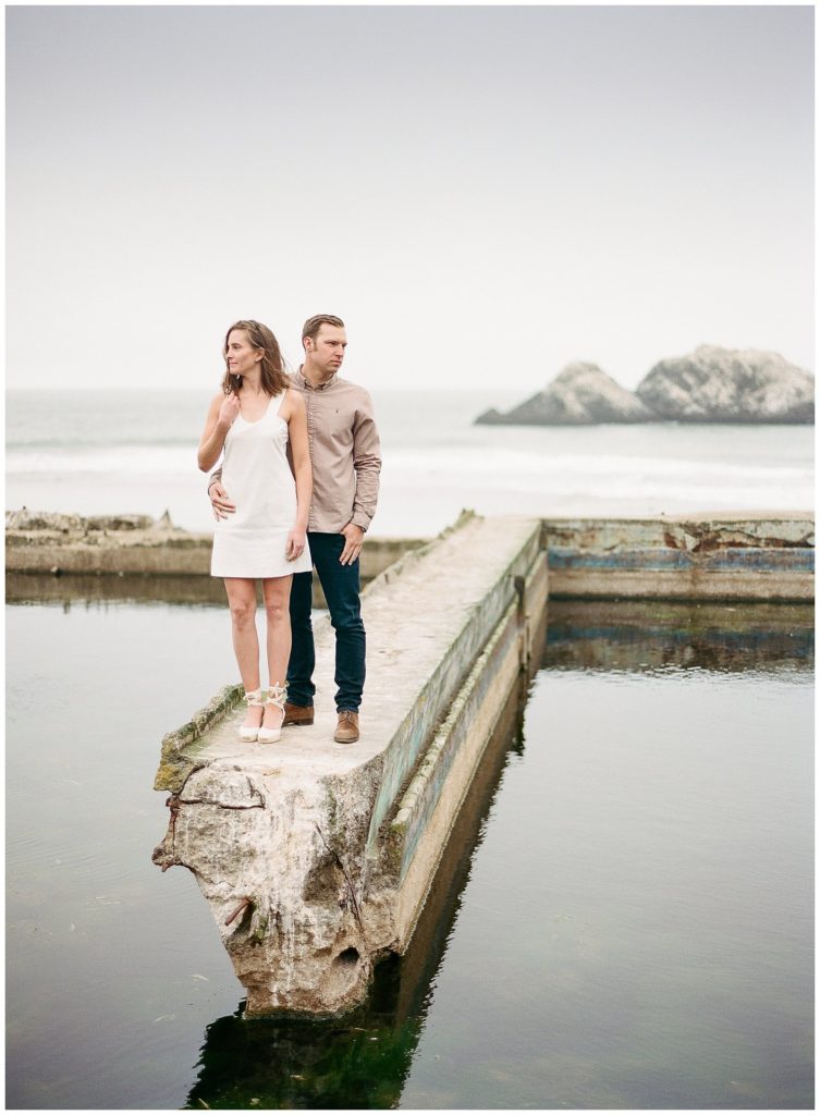 Sutro Baths engagement session || The Ganeys