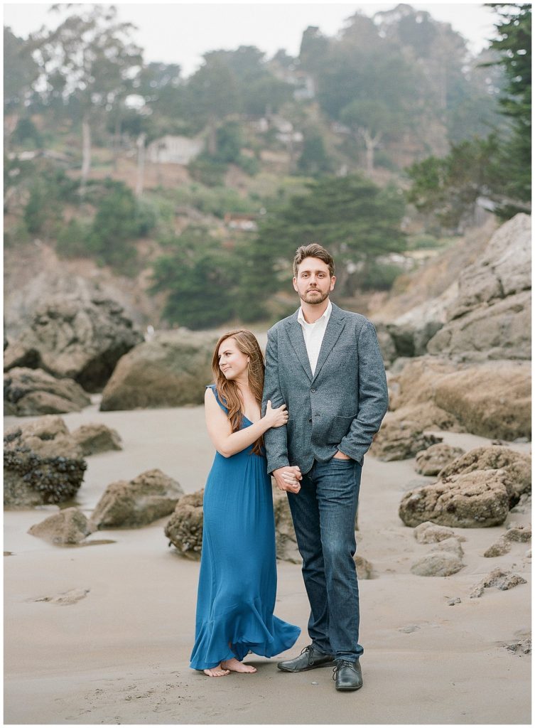 San Francisco Engagement Photos at Muir Beach || The Ganeys