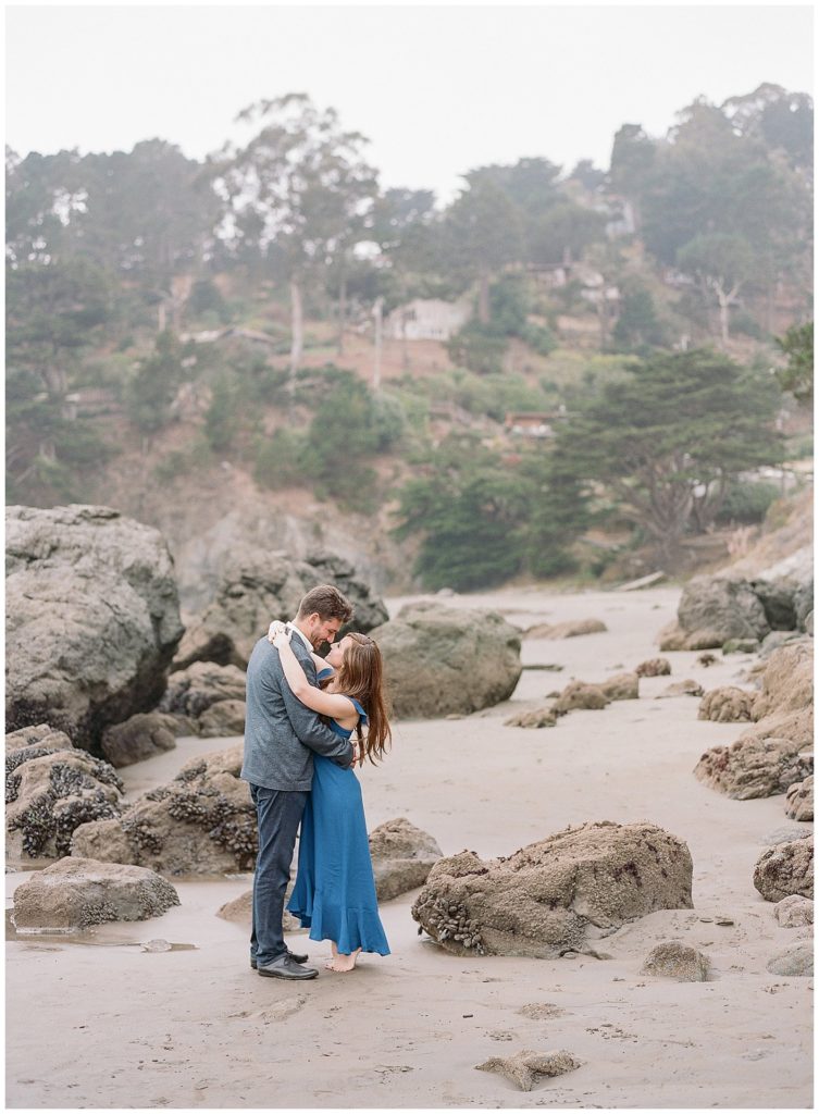 Marin Engagement photos on film || The Ganeys