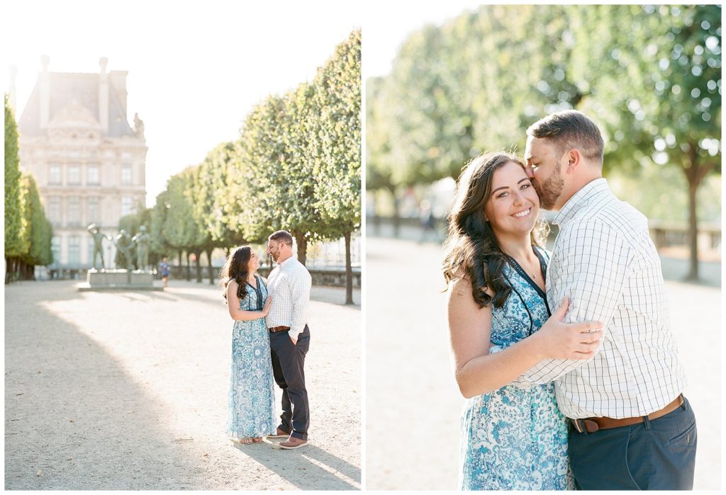 engagement photos at Jardin des Tuileries