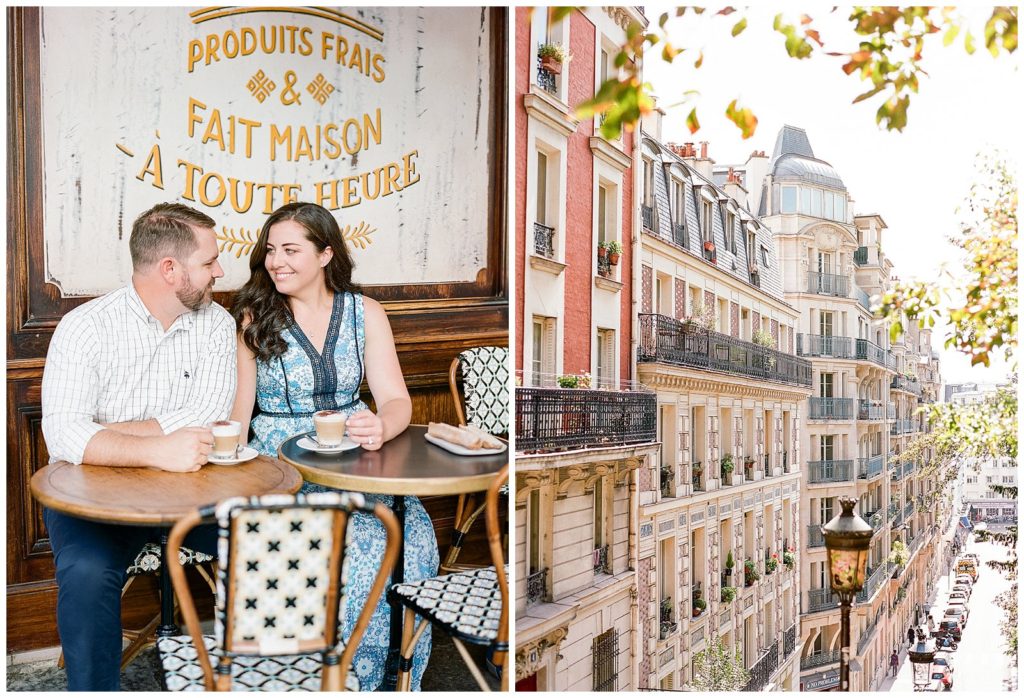 Engagement photos in Montmartre