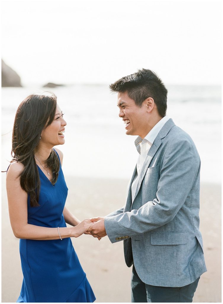 Rodeo beach engagement session || The Ganeys