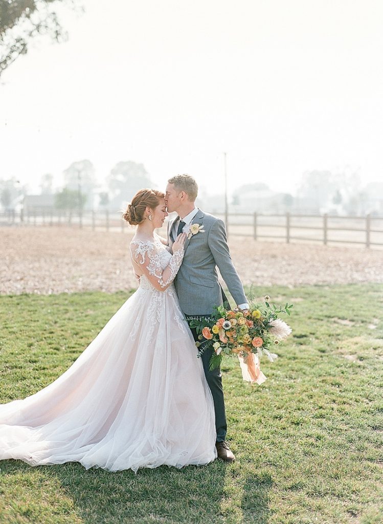 Lace sleeved gown from J'aime bridal at The Ranch at Birch Creek || The Ganeys
