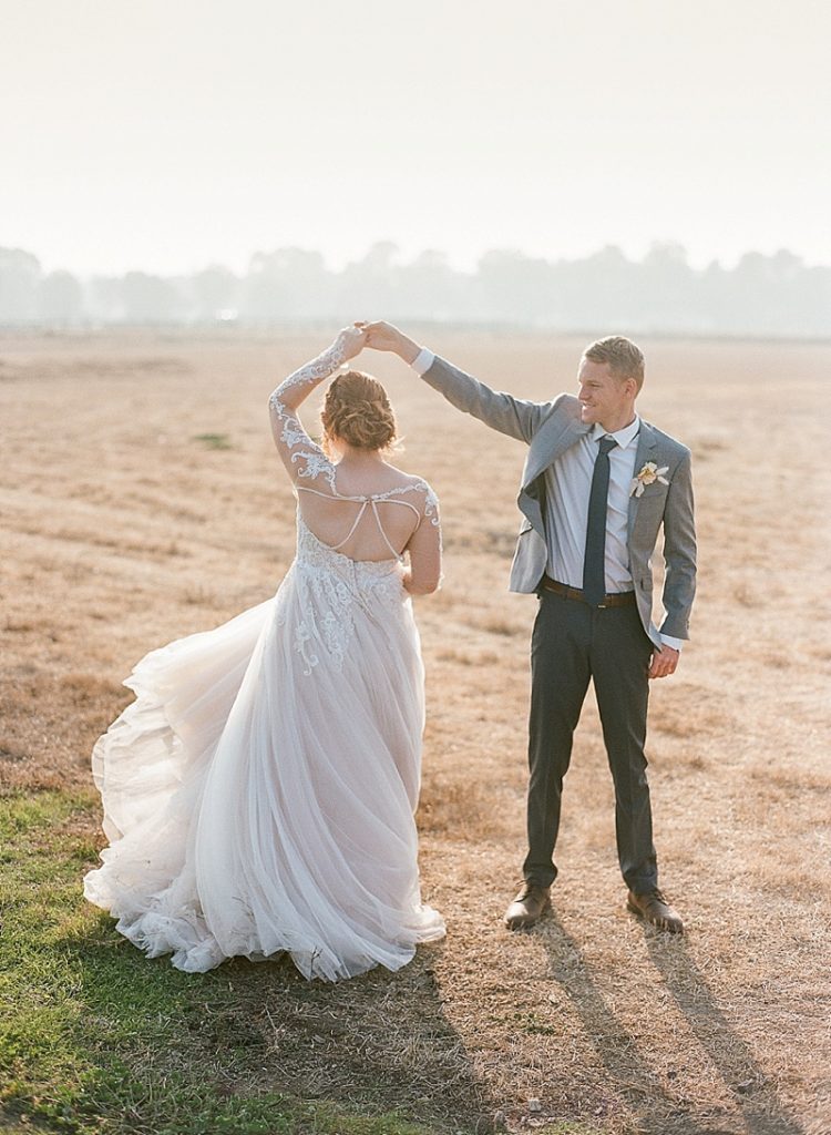 The Ranch at Birch Creek in Livermore Wedding with gown from J'aime Bridal || The Ganeys