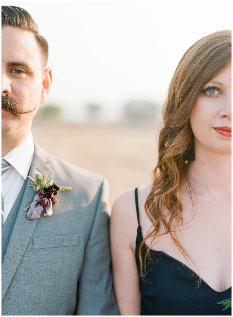 Hipster wedding portraits with black bridal jumpsuit || The Ganeys