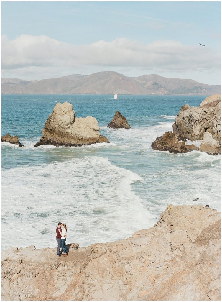 Engagement photos in Land's End